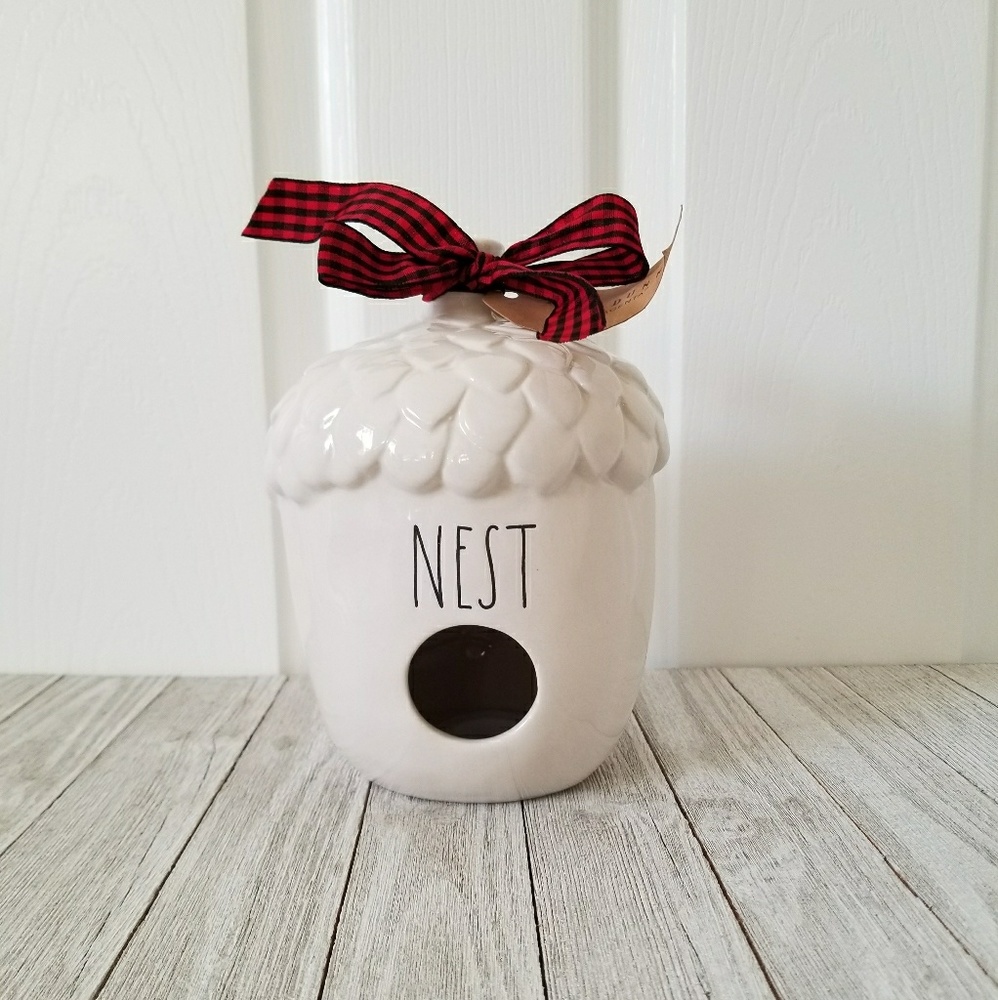 Rae Dunn NEST Birdhouse Acorn